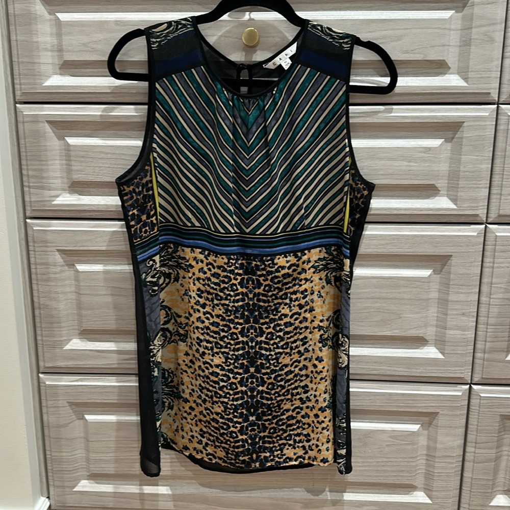 Stylish Multicolor Sleeveless Top